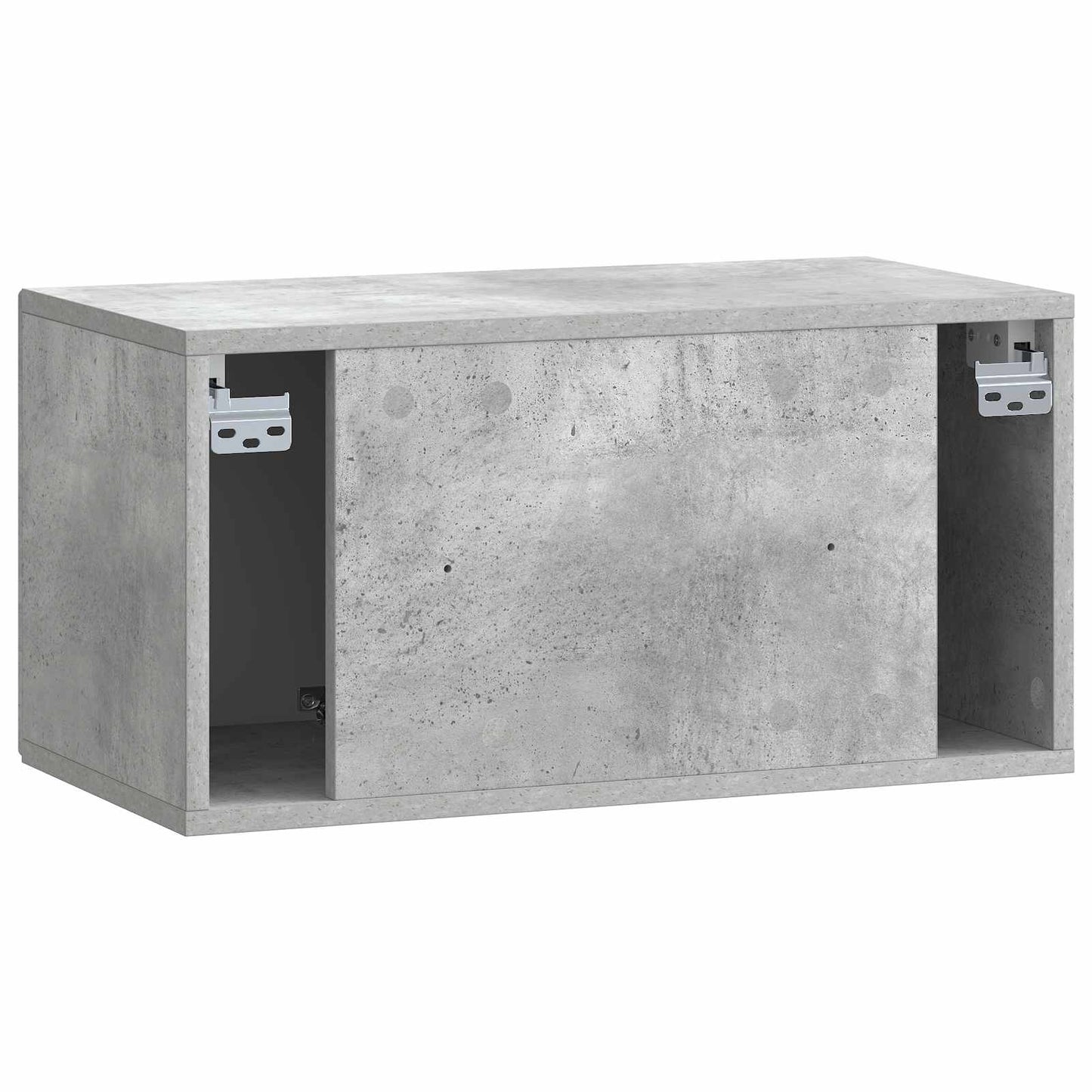 Væghængt TV-skab Betongrå 59,5 x 31 x 30 cm Konstrueret træ