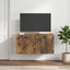 Væghængt TV-skab Røget eg 59,5 x 31 x 30 cm Konstrueret træ