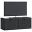 Væghængt TV-skab Sort 78,5 x 31 x 30 cm Konstrueret træ