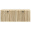 Væghængt TV-skab Sonoma-eg 78,5 x 31 x 30 cm Konstrueret træ