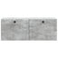 Væghængt TV-skab Betongrå 78,5 x 31 x 30 cm Konstrueret træ