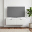 Væghængt TV-skab Hvid 98 x 31 x 30 cm Konstrueret træ