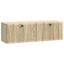 Væghængt TV-skab Sonoma-eg 98 x 31 x 30 cm Konstrueret træ