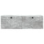 Væghængt TV-skab Betongrå 98 x 31 x 30 cm Konstrueret træ