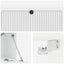 Væghængt TV-skab Hvid højglans 98 x 31 x 30 cm Konstrueret træ