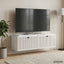 Væghængt TV-skab Hvid højglans 98 x 31 x 30 cm Konstrueret træ