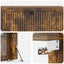 Væghængt TV-skab Røget eg 98 x 31 x 30 cm Konstrueret træ