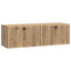 Væghængt TV-skab Artisan-eg 98 x 31 x 30 cm Konstrueret træ