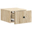 Væghængt Natbord med skuffe 2 pcs Sonoma-eg 33 x 34,5 x 20 cm