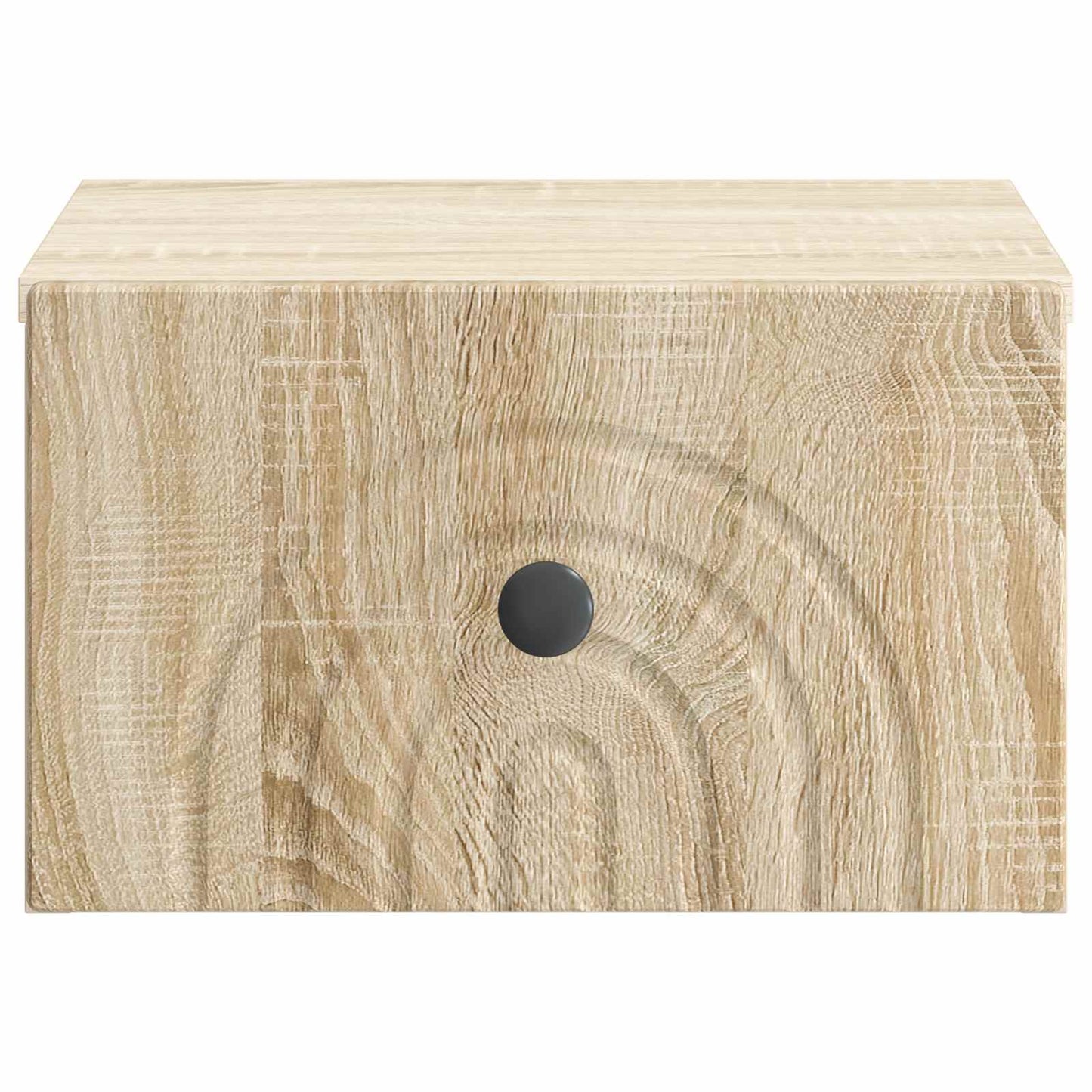 Væghængt Natbord med skuffe 2 pcs Sonoma-eg 33 x 34,5 x 20 cm
