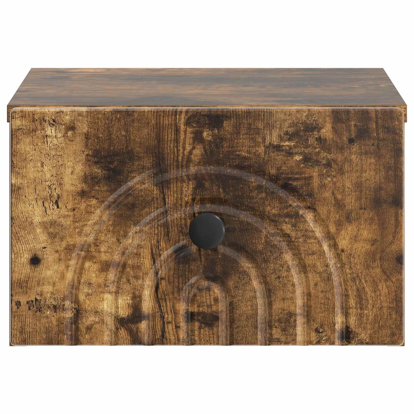 Væghængt Natbord Røget eg 33 x 34,5 x 20 cm Konstrueret træ