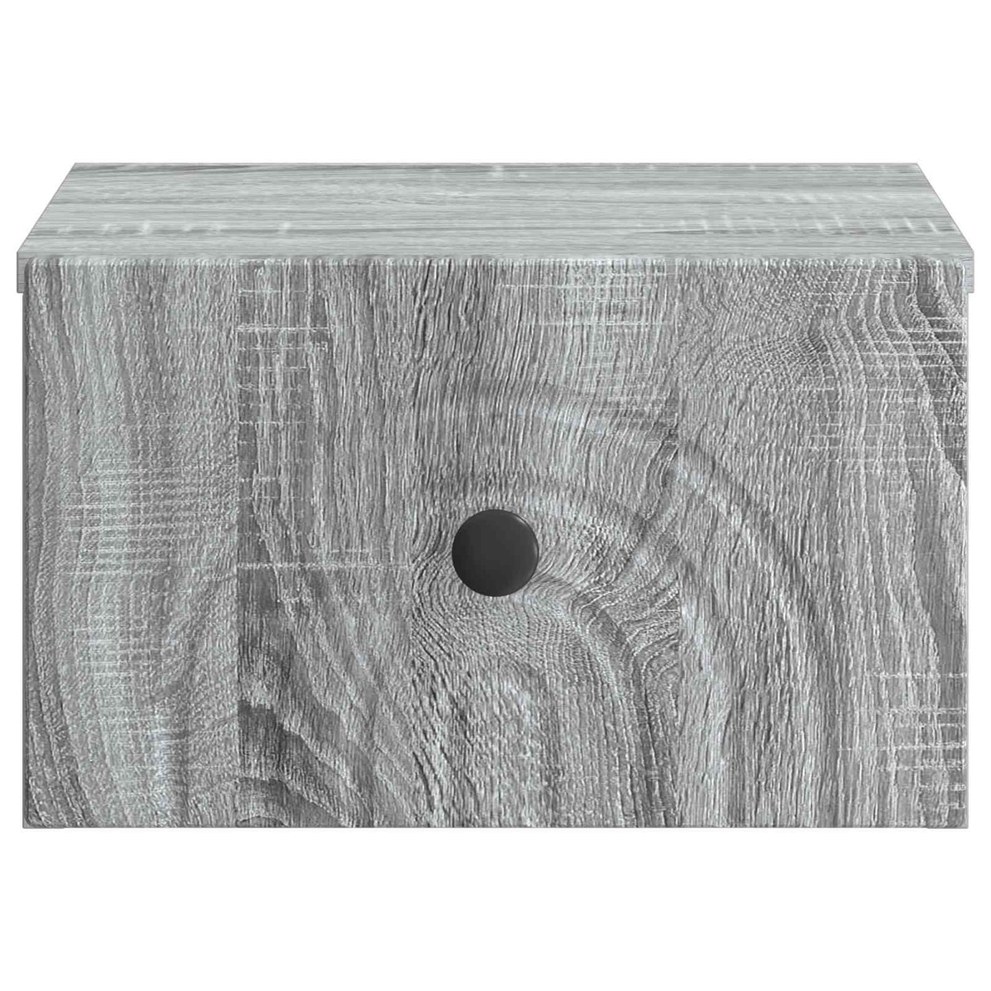 Væghængt Natbord 2 pcs Grå sonoma-eg 33 x 34,5 x 20 cm