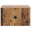 Væghængt Natbord med skuffe 2 pcs Gammelt træ 33 x 34,5 x 20 cm