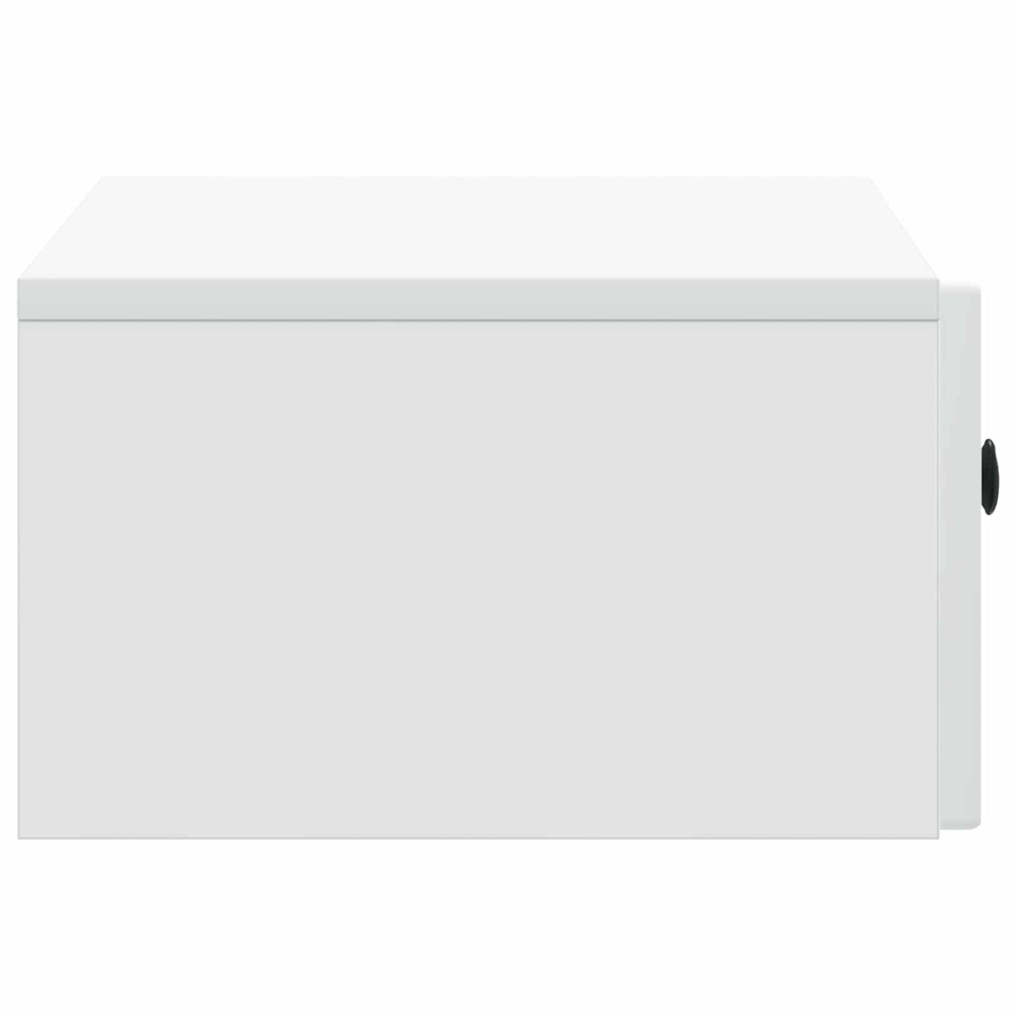Væghængt Natbord 2 pcs Hvid 49 x 34,5 x 20 cm Konstrueret træ