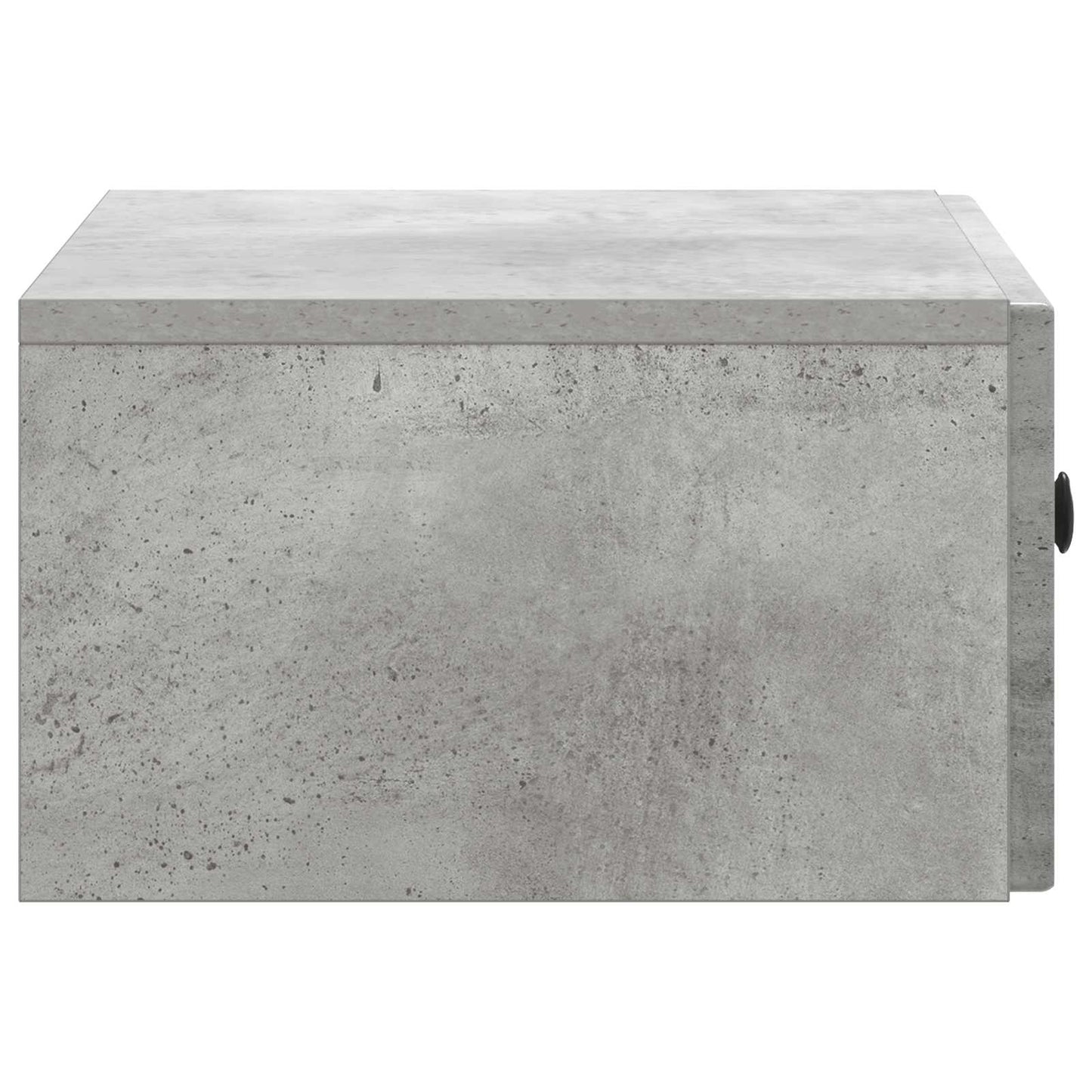 Væghængt Natbord 2 stk. Betongrå 49 x 34,5 x 20 cm