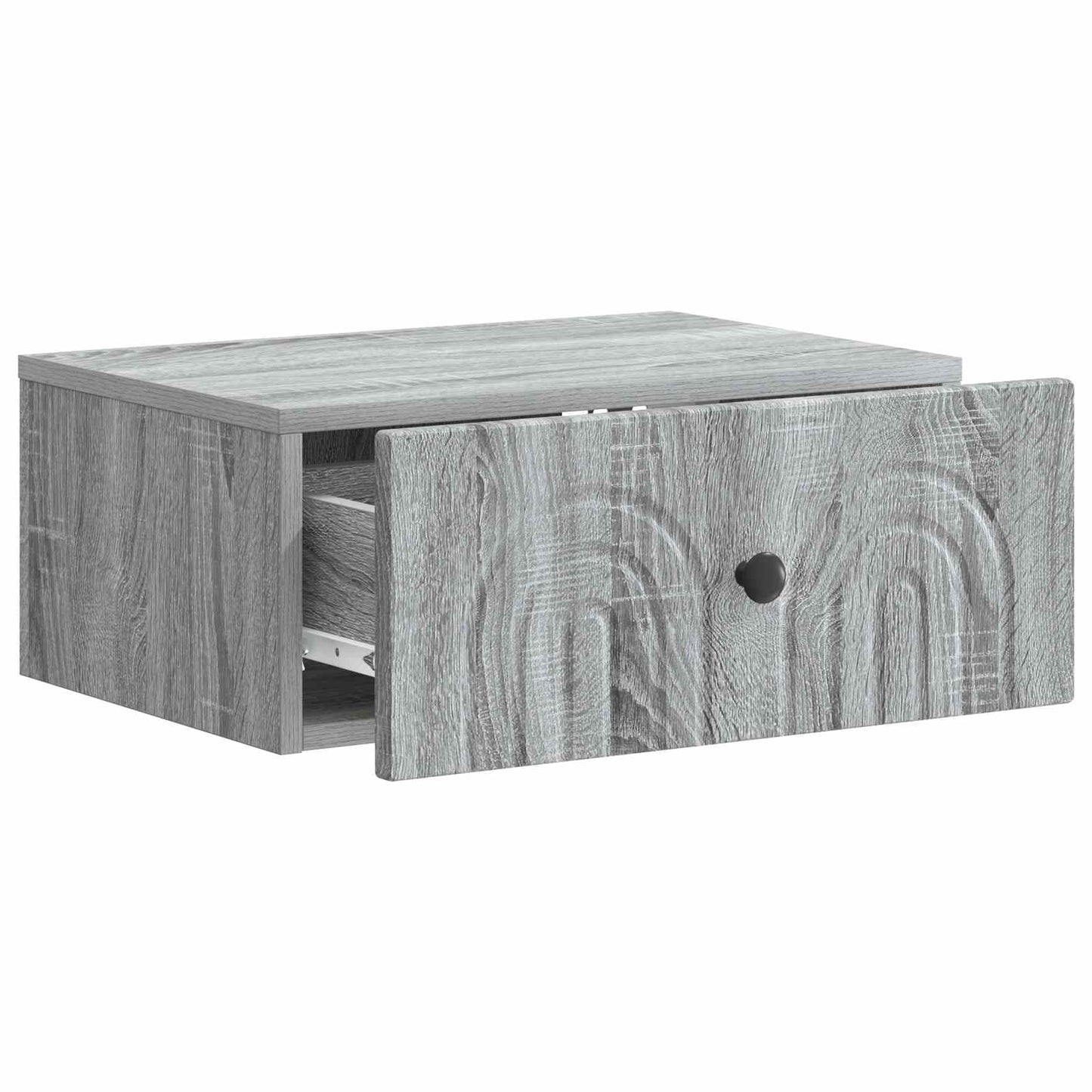 Væghængt Natbord 2 pcs Grå sonoma-eg 49 x 34,5 x 20 cm