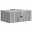 Væghængt Natbord 2 pcs Grå sonoma-eg 49 x 34,5 x 20 cm