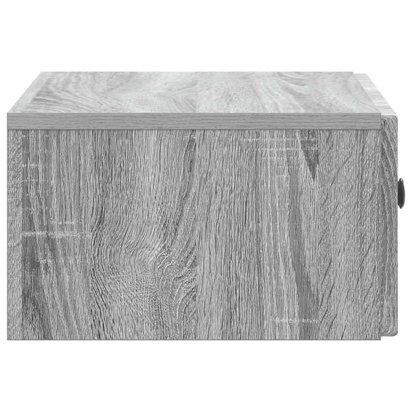 Væghængt Natbord 2 pcs Grå sonoma-eg 49 x 34,5 x 20 cm
