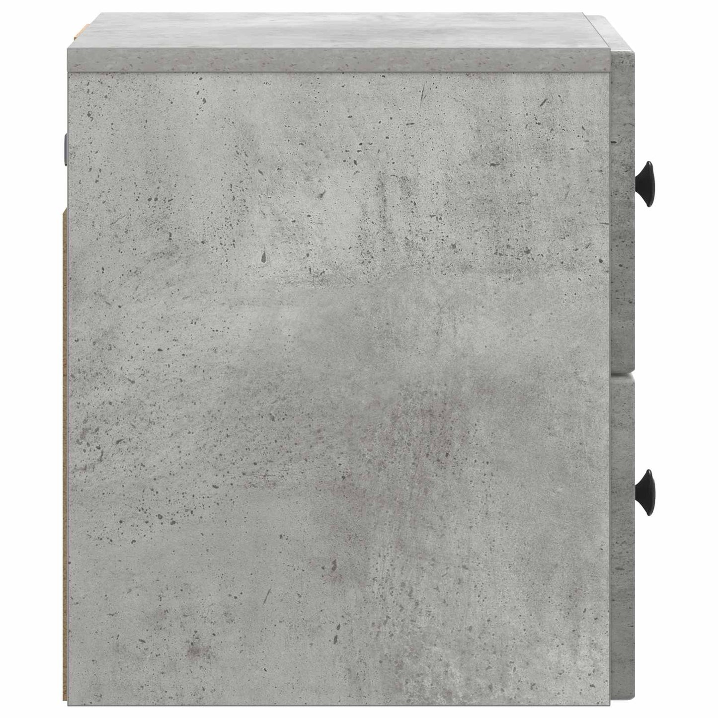 Væghængt Natbord Betongrå 33 x 34,5 x 40 cm Konstrueret træ