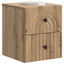 Væghængt Natbord med skuffe 2 pcs Artisan-eg 33 x 34,5 x 40 cm
