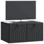 Væghængt TV-skab Sort 59,5 x 41 x 30 cm Konstrueret træ