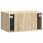 Væghængt TV-skab Sonoma-eg 59,5 x 41 x 30 cm Konstrueret træ