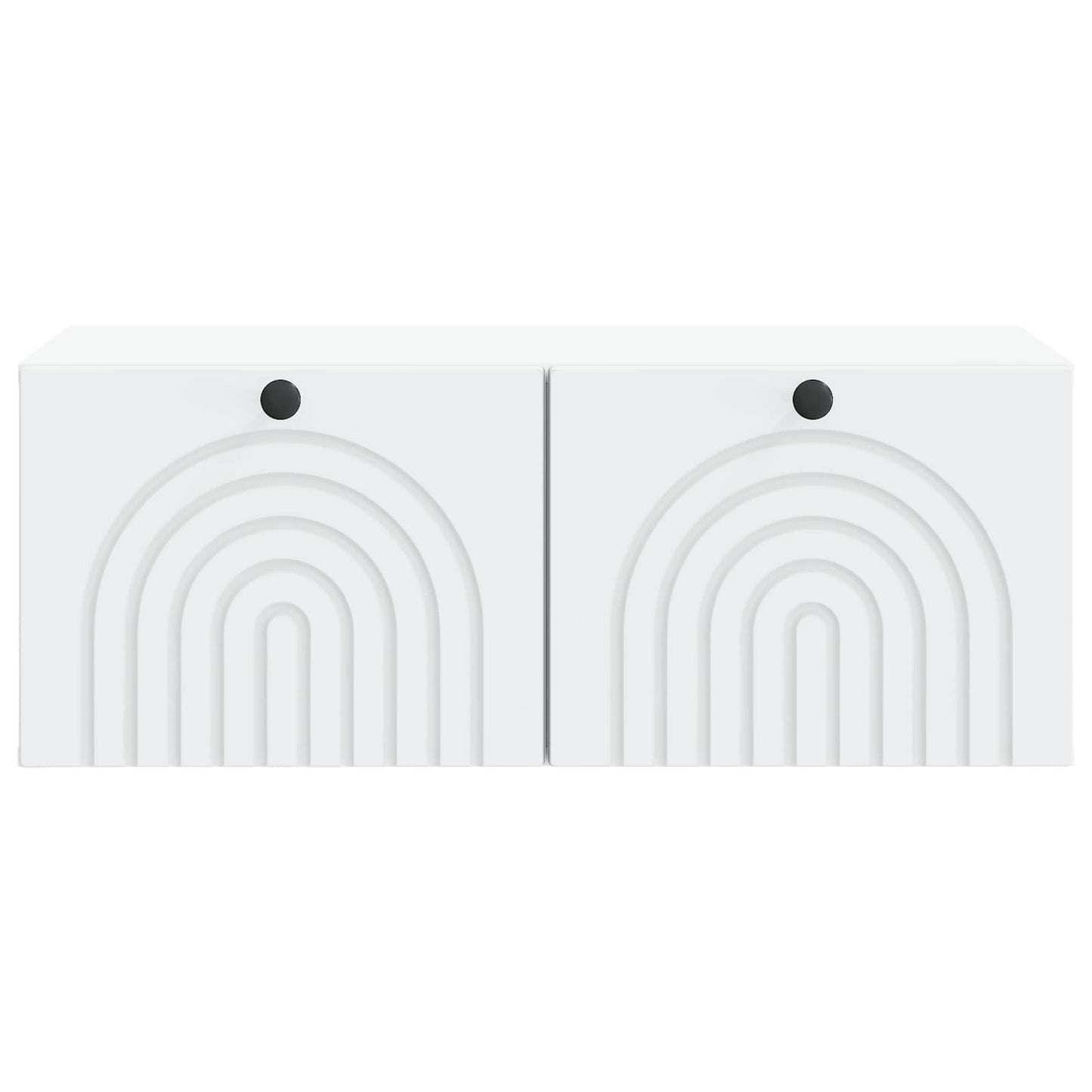 Væghængt TV-skab Hvid 78,5 x 41 x 30 cm Konstrueret træ