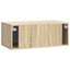Væghængt TV-skab Sonoma-eg 78,5 x 41 x 30 cm Konstrueret træ