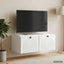 Væghængt TV-skab Vægmonteret Hvid højglans 78,5 x 41 x 30 cm