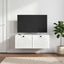 Væghængt TV-skab Vægmonteret Hvid højglans 78,5 x 41 x 30 cm