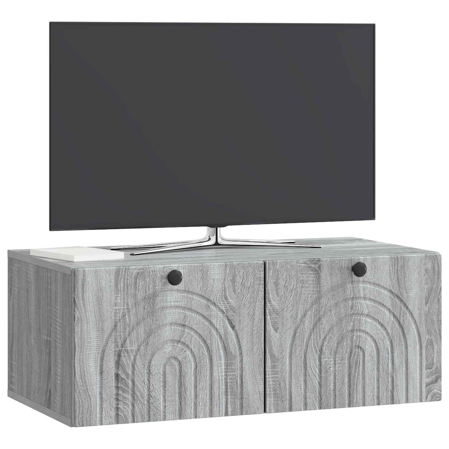 Væghængt TV-skab Vægmonteret Grå sonoma-eg 78,5 x 41 x 30 cm