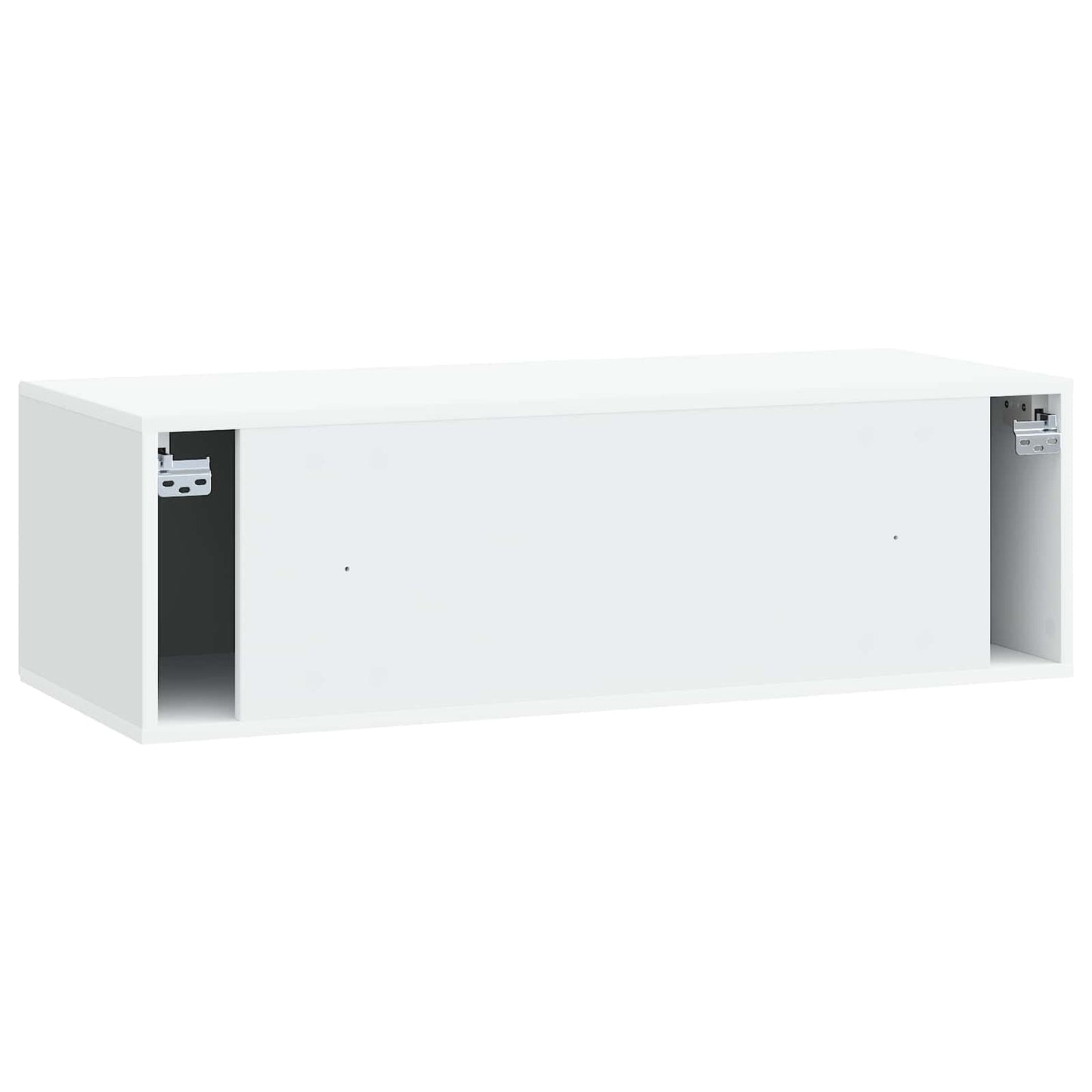 Væghængt TV-skab Hvid 99 x 41 x 30 cm Konstrueret træ