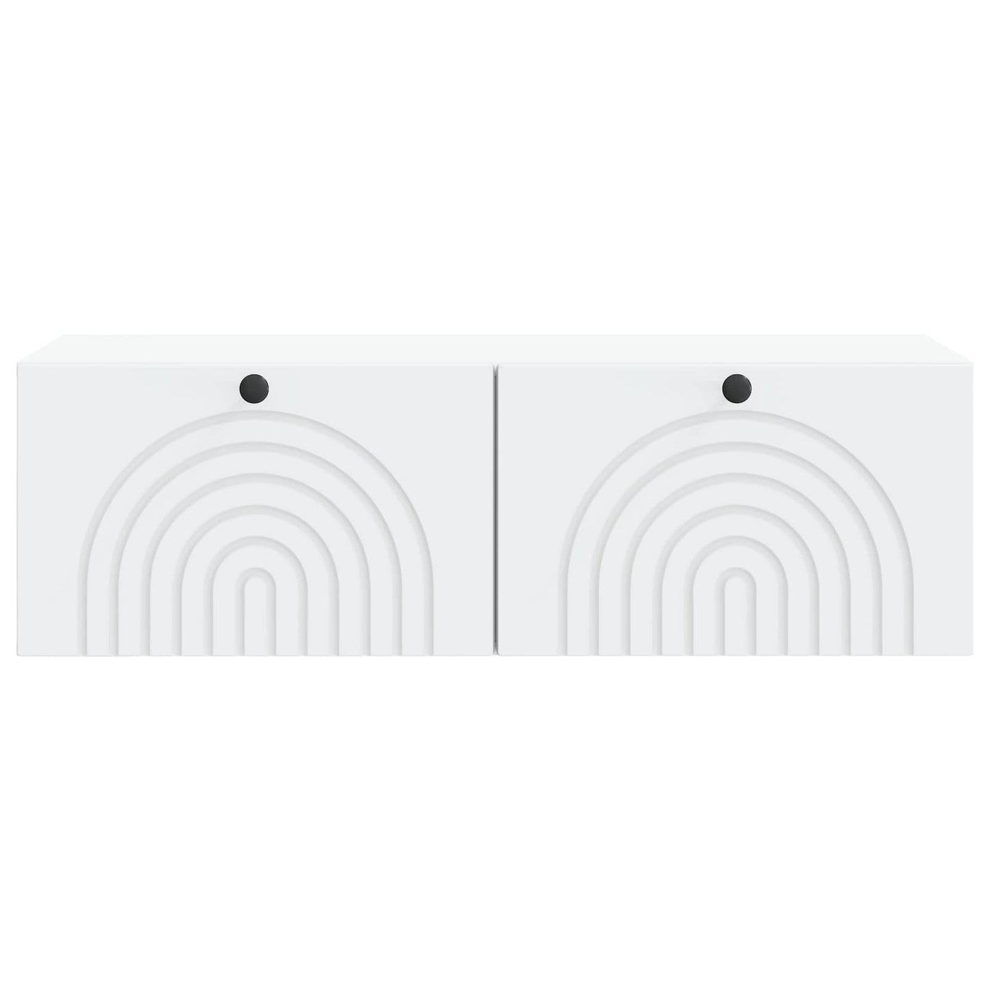 Væghængt TV-skab Hvid 99 x 41 x 30 cm Konstrueret træ