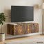 Væghængt TV-skab Røget eg 99 x 41 x 30 cm Konstrueret træ