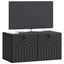 Væghængt TV-skab Sort 59,5 x 31 x 30 cm Konstrueret træ