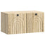 Væghængt TV-skab Sonoma-eg 59,5 x 31 x 30 cm Konstrueret træ