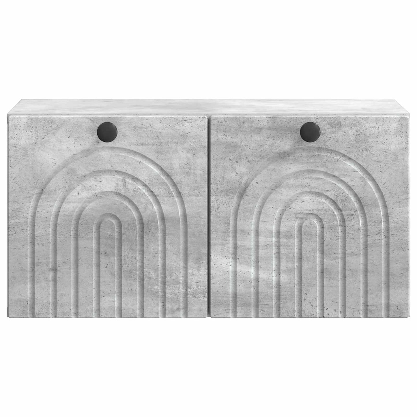 Væghængt TV-skab Betongrå 59,5 x 31 x 30 cm Konstrueret træ