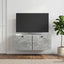 Væghængt TV-skab Betongrå 78,5 x 31 x 30 cm Konstrueret træ
