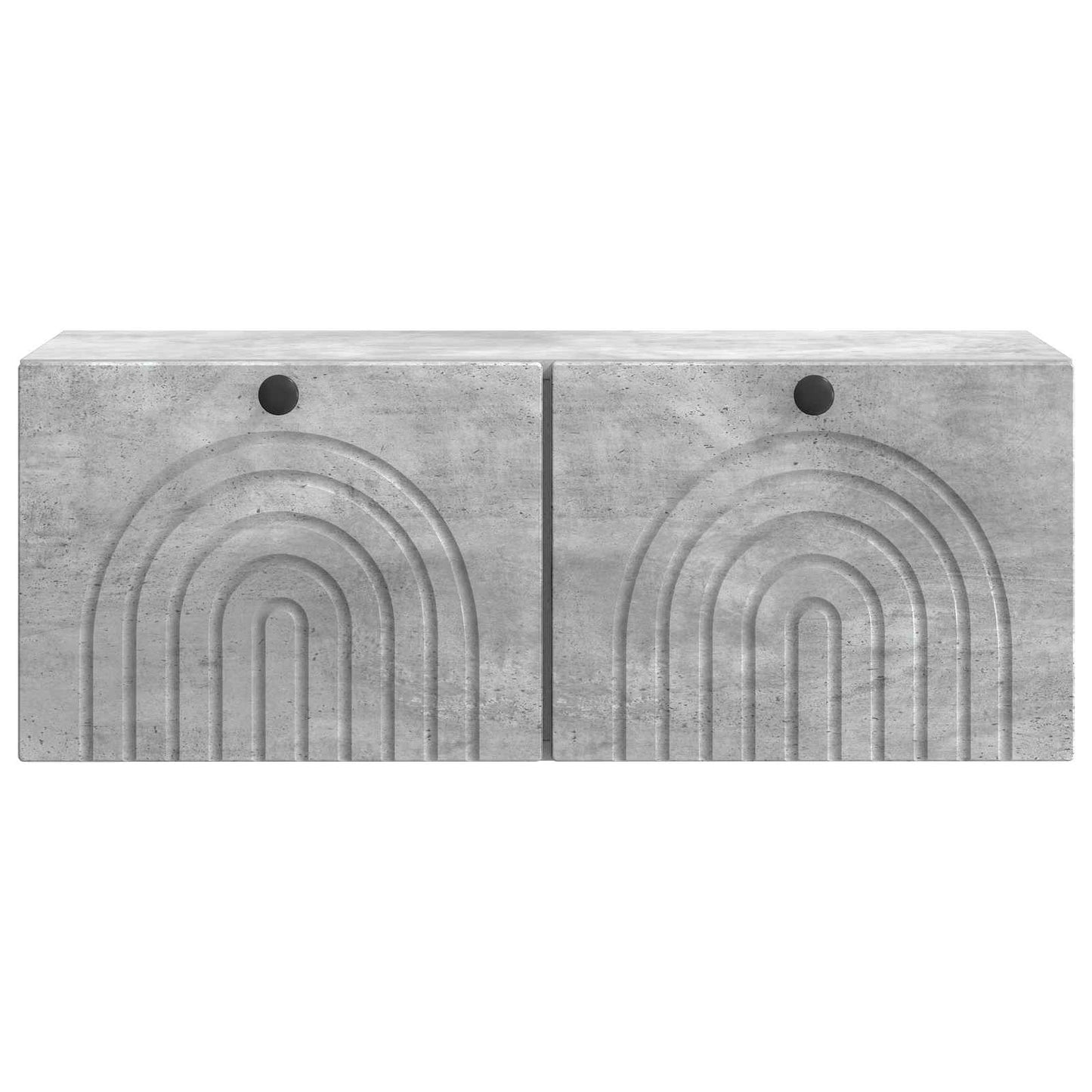 Væghængt TV-skab Betongrå 78,5 x 31 x 30 cm Konstrueret træ