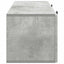 Væghængt TV-skab Betongrå 78,5 x 31 x 30 cm Konstrueret træ