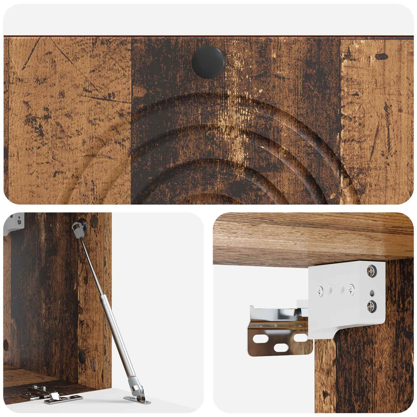 Væghængt TV-skab Gammelt træ 78,5 x 31 x 30 cm Konstrueret træ