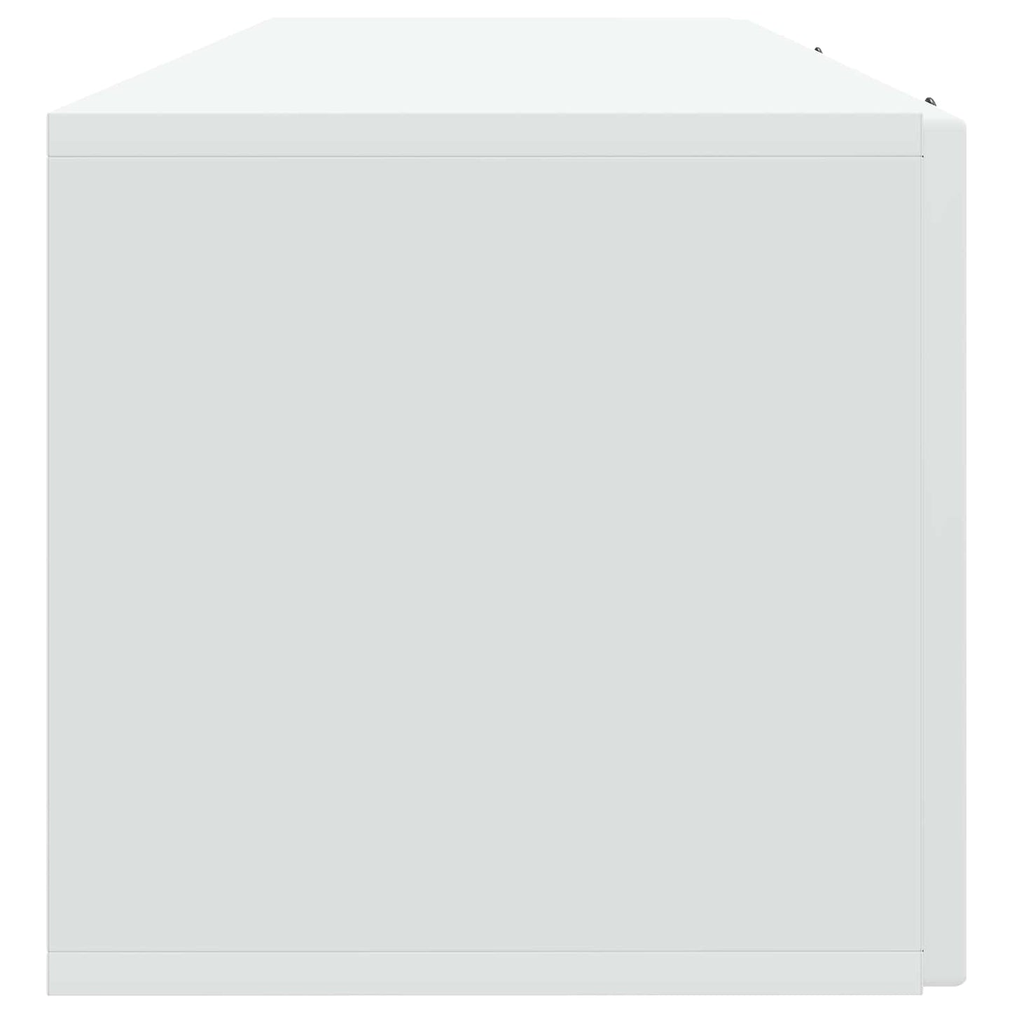 Væghængt TV-skab Hvid 98 x 31 x 30 cm Konstrueret træ