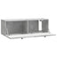 Væghængt TV-skab Betongrå 98 x 31 x 30 cm Konstrueret træ