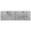 Væghængt TV-skab Betongrå 98 x 31 x 30 cm Konstrueret træ