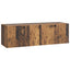 Væghængt TV-skab Gammelt træ 98 x 31 x 30 cm Konstrueret træ