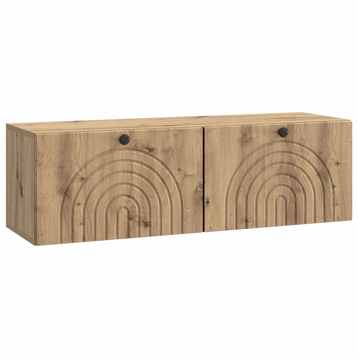 Væghængt TV-skab Artisan-eg 98 x 31 x 30 cm Konstrueret træ