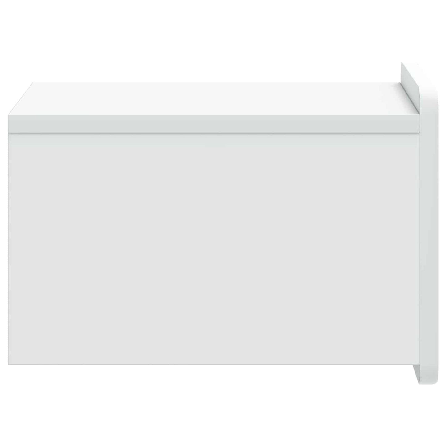 Væghængt Natbord 2 stk. Hvid 33 x 34,5 x 24 cm Konstrueret træ