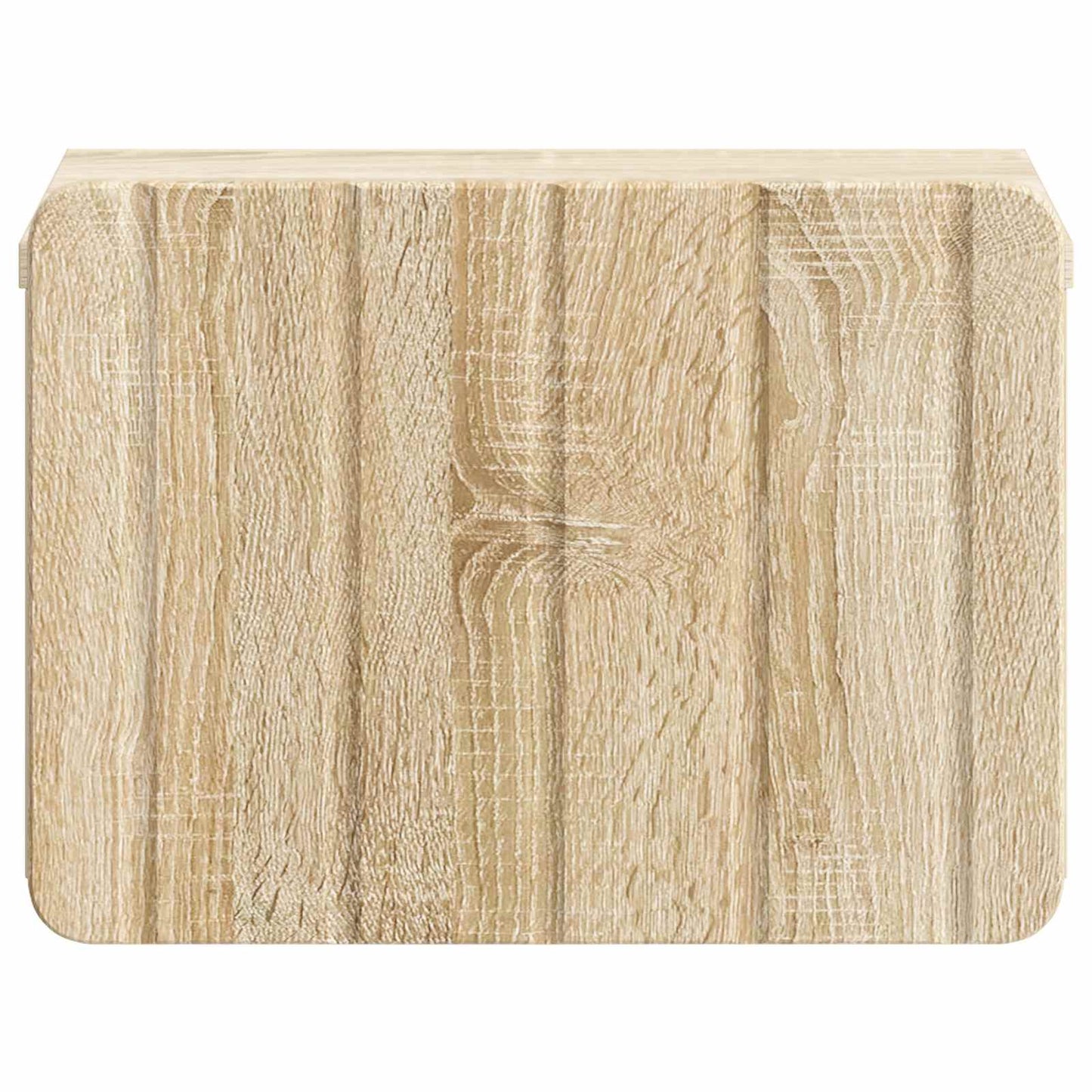 Væghængt Natbord 2 stk. Sonoma-eg 33 x 34,5 x 24 cm