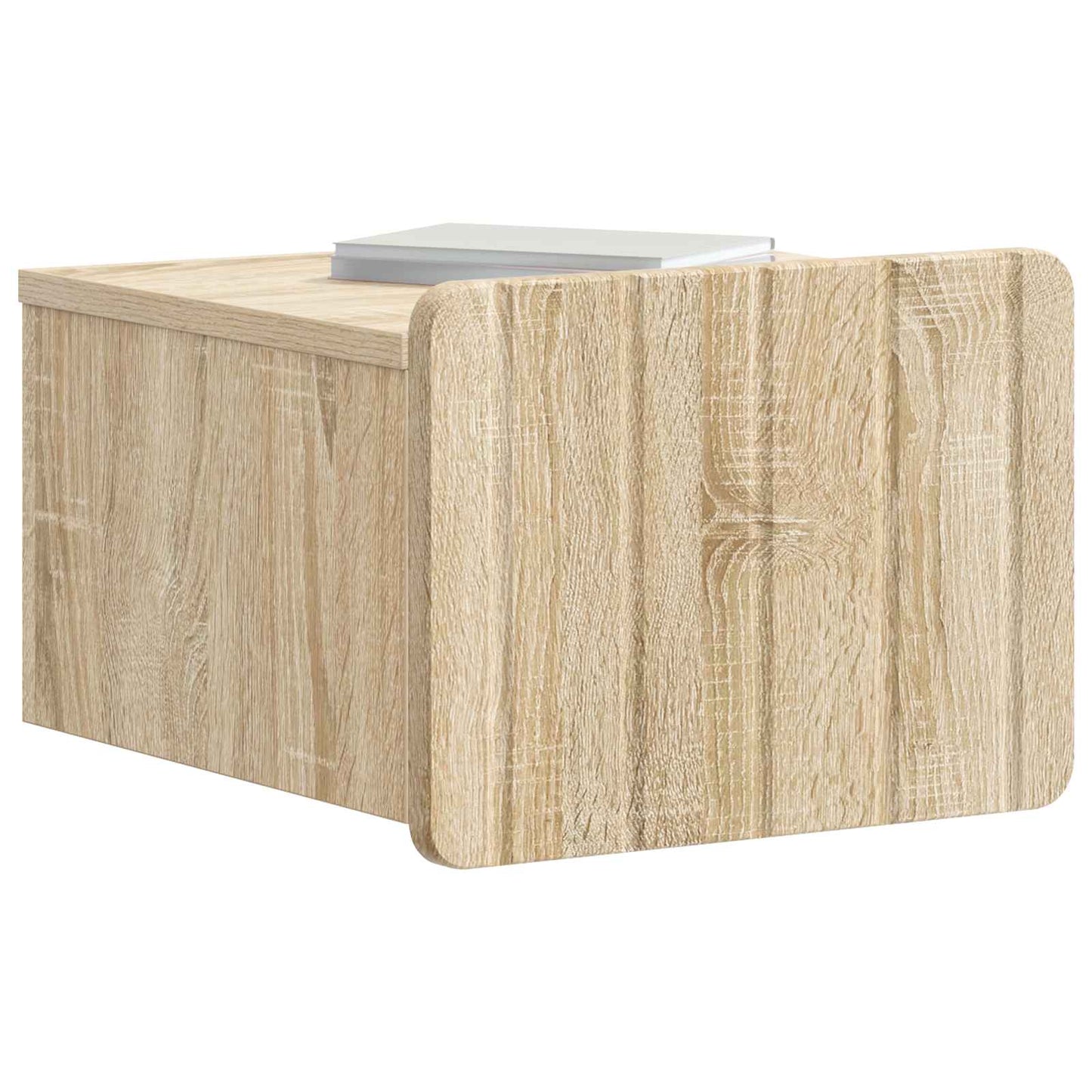Væghængt Natbord 2 stk. Sonoma-eg 33 x 34,5 x 24 cm