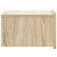 Væghængt Natbord 2 stk. Sonoma-eg 33 x 34,5 x 24 cm